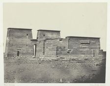 Temple De Dakkeh (Ancienne Pselcis); Nubie, 1849/51, printed 1852. Creator: Maxime du Camp