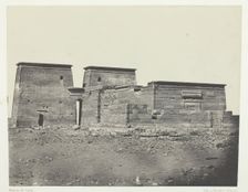Temple De Dakkeh (Ancienne Pselcis); Nubie, 1849/51, printed 1852. Creator: Maxime du Camp