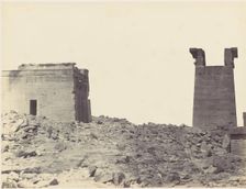 Temple de Dandour en Nubie, 1860s. Creator: Wilhelm Hammerschmidt
