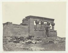 Temple de Débôd, Parembole de l'Itinéraire d'Antonin; Nubie, 1849/51, printed 1852. Creator: Maxime du Camp