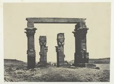 Temple de Kardassy, Nubie, 1849/51, printed 1852. Creator: Maxime du Camp