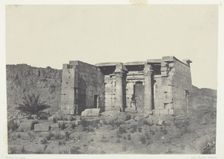 Temple de Tafeh (Ancienne Taphis), Nubie, 1849/51, printed 1852. Creator: Maxime du Camp