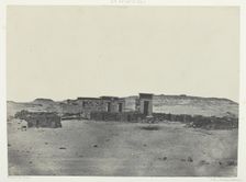 Temple et Village de Débôd, Parembole de l'Itinéraire d'Antonin; Nubie, 1849/51, printed 1852. Creator: Maxime du Camp