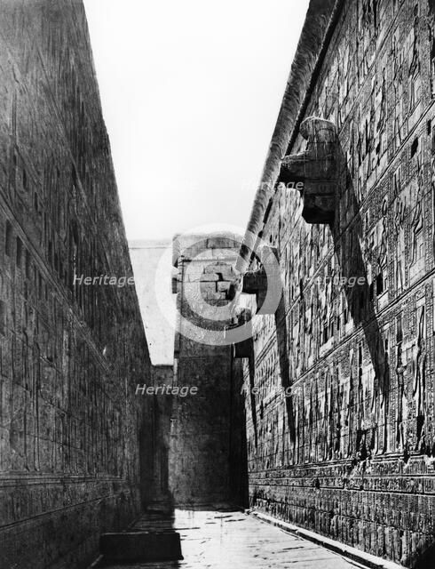 Temple Edfu, Egypt, 1893. Artist: Auguste Edouard Mariette