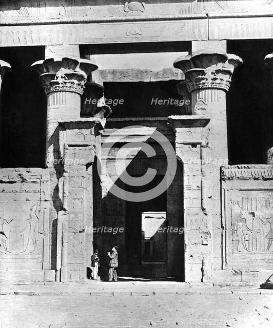 Temple Edfu, Egypt, 1893. Artist: Auguste Edouard Mariette