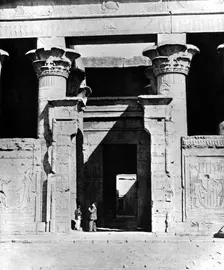 Temple Edfu, Egypt, 1893. Artist: Auguste Edouard Mariette