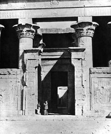 Temple Edfu, Egypt, 1893. Artist: Auguste Edouard Mariette