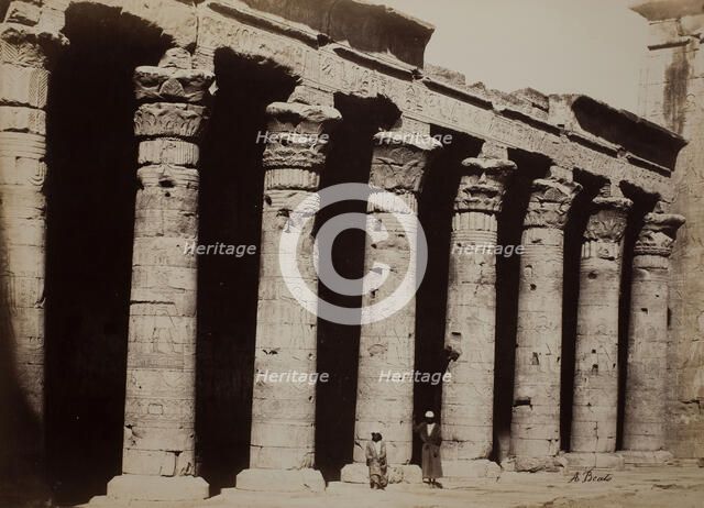 Temple, Egypt, c. 1870s. Creator: Antonio Beato.