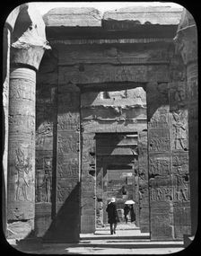 Temple entrance, Kom Ombo, Egypt, c1890. Artist: Newton & Co