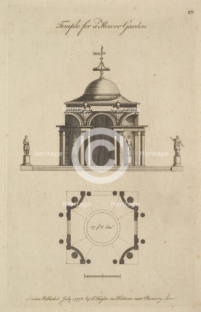 Temple for a Flower Garden, 1778. Creator: Sir John Soane.