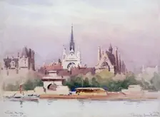 Temple from the River 1904. Artist: William Alister Macdonald