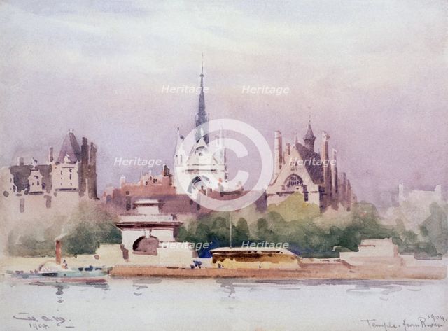'Temple from the River', 1904.  Artist: William Alister Macdonald