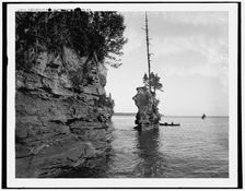 Temple Gate, Sand Island, Apostle Islands, Wis., between 1880 and 1889. Creator: Unknown