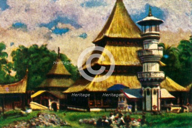 Temple in Kota Baru, eastern Sumatra, c1928. Creator: Unknown.