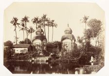 Temple in the Suburbs of Calcutta, 1858-61. Creator: Unknown