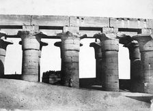 Temple ruins, Egypt, 1852. Artist: Maxime du Camp