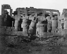 Temple ruins, Egypt, 1852. Artist: Maxime du Camp