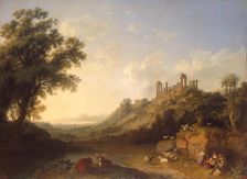 Temple Ruins in Sicily, 1778. Creator: Jacob Philip Hackert