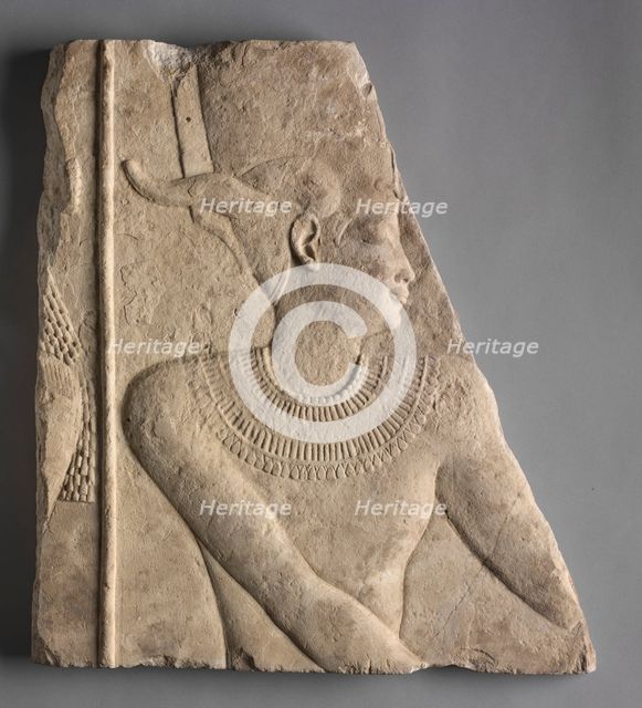 Temple Relief of a Deity, 360-246 BC. Creator: Unknown.