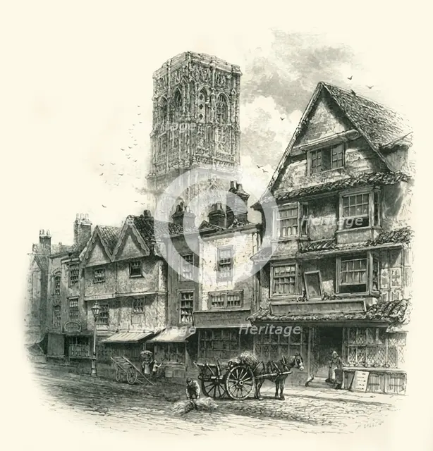 'Temple Street, Bristol', c1870.