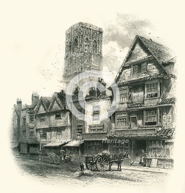 'Temple Street, Bristol', c1870.