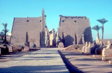 Temple sacred to Amun Mut & Khons (Khonsu), Luxor, Egypt