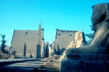 Temple sacred to Amun Mut & Khons (Khonsu), Luxor, Egypt