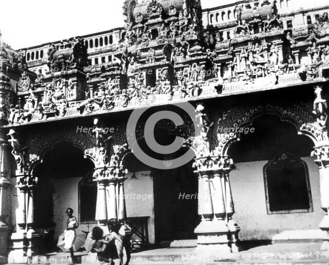 Temple, Singapore, 1900. Artist: Unknown