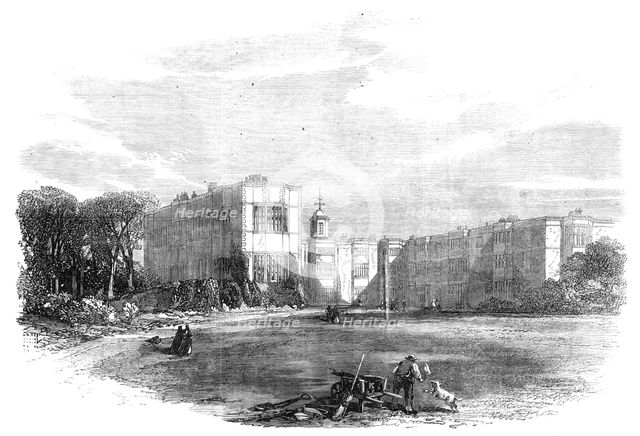 Templenewsam, near Leeds, residence of H. C. Meynell Ingram...visited by the Prince of Wales, 1868. Creator: Unknown.