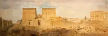 Temples at Philae on the Nile, 1874. Creator: Andrew MacCallum