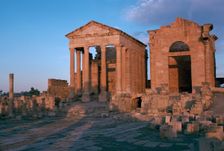 Temples in the forum of Sufetula, 2nd century