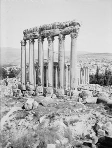 Temples of Sun & Jupiter, Baalbek, between c1915 and c1920. Creator: Bain News Service