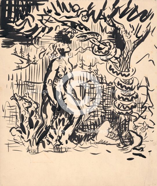 Temptation, 1940-1944. Creator: Arnold Peter Weisz-Kubincan.