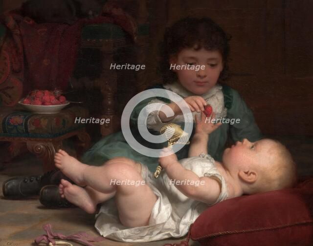 Temptation, about 1884. Creator: Seymour Joseph Guy.