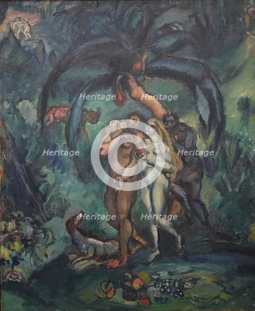 Temptation (Adam and Eve), 1910. Creator: Othon Friesz.