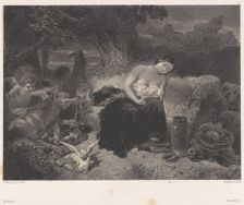Temptation, ca. 1850. Creator: Célestin Nanteuil