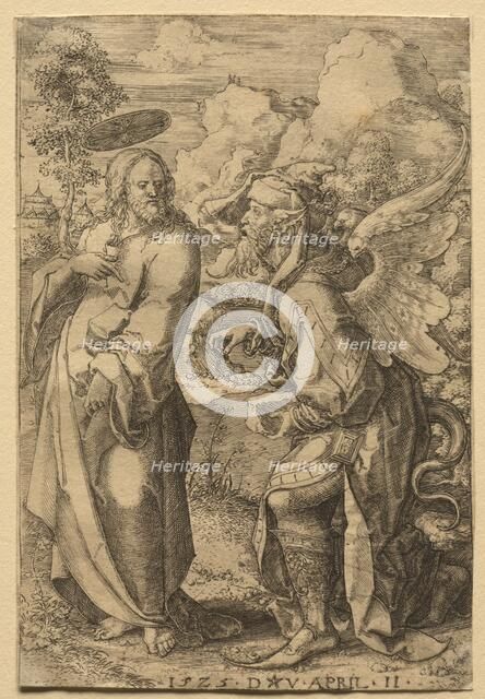 Temptation of Christ, 1525. Creator: Dirk Vellert (Netherlandish, 1480/85-1547).