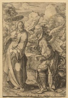 Temptation of Christ, 1525. Creator: Dirk Vellert (Netherlandish, 1480/85-1547)