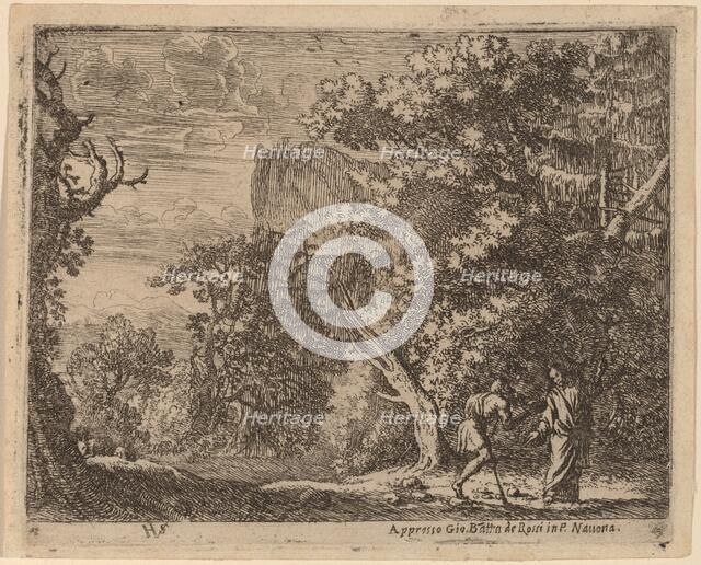 Temptation of Christ. Creator: Herman van Swanevelt.