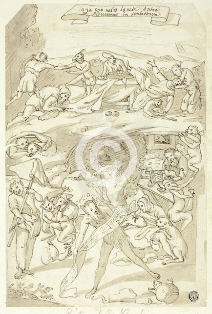 Temptation of Saint Anthony, n.d. Creator: Pietro della Vecchia.