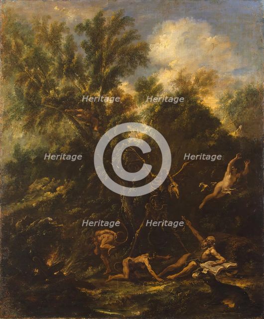 Temptation of St Anthony, 1706. Creator: Sebastiano Ricci.