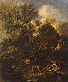 Temptation of St Anthony, 1706. Creator: Sebastiano Ricci