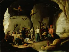 Temptation of St. Anthony, 17th century. Creator: David Teniers II