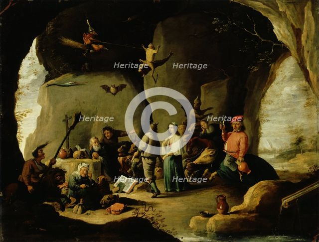 Temptation of St. Anthony, 17th century. Creator: David Teniers II.
