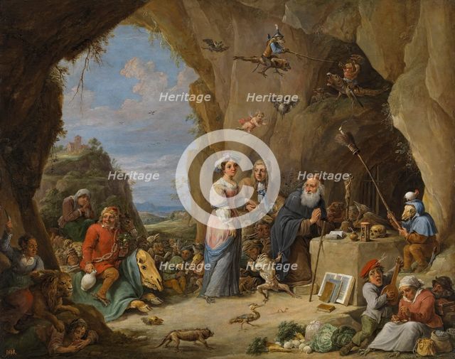Temptation of St. Anthony, 17th century. Creator: David Teniers II.