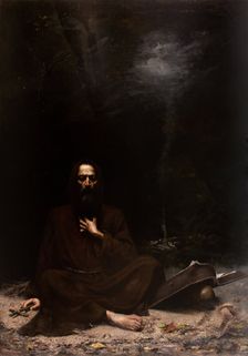 Temptation of St Anthony, 1886. Creator: Lucjan Wedrychowski