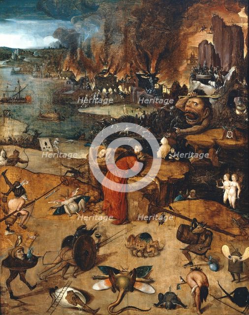 Temptation of St. Anthony, c1520. Creator: Hieronymus Bosch;Bosch, Hieronymus;Ambrosius Bosch;Jerome Bosch;Jeronimus Bosch;Bosch, Jheronimus;El Bosco;Jheronimus Bosch;Hieronymus Bosch van Aeken.