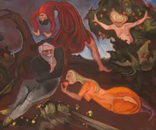 Temptation of St Anthony I, between 1916-1921. Creator: Stanislaw Ignacy Witkiewicz