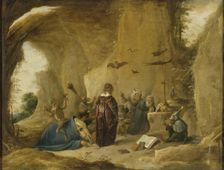 Temptation of St Antony, 1640. Creator: David Teniers II