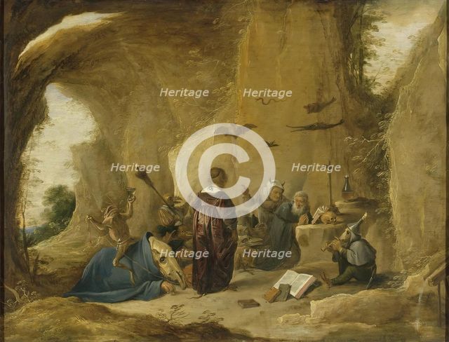 Temptation of St Antony, 1640. Creator: David Teniers II.